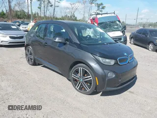2014 BMW i3 with VIN WBY1Z4C54EV273699, listed as a IAAI auction lot 41549973 with 109,947 mi miles. Bid and sale history available at carsss.com. Image 1.