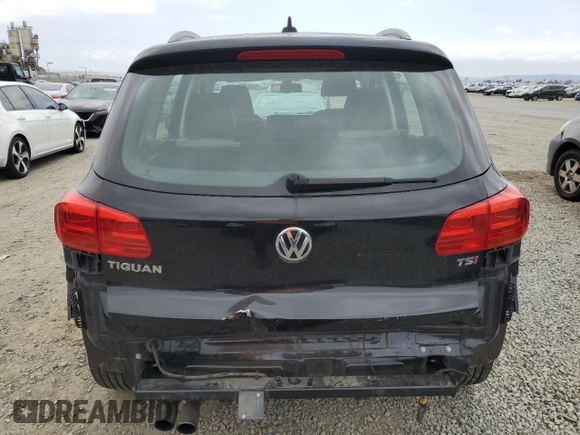 2017 Volkswagen Tiguan S with VIN WVGAV7AX6HK001501, listed as a Copart auction lot 55836315 with 116,052 mi miles and Salvage Title. Bid and sale history available at DreamBid. Image 6.