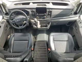 2021 Ford Transit Cargo with VIN 1FTBR1C87MKA37448, listed as a Copart auction lot 55952795 with 78,952 mi miles and Salvage title. Bid and sale history available at DreamBid. Image 8.