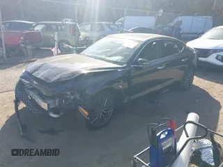 2019 Genesis G70 2.0T Advanced with VIN KMTG34LA5KU044008, listed as a IAAI auction lot 40764045 with 55,659 mi miles. Bid and sale history available at carsss.com. Image 18.