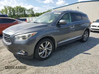 2015 Infiniti QX60 with VIN 5N1AL0MM5FC511649, listed as a Copart auction lot 54878025 with 158,232 mi miles and Salvage title. Bid and sale history available at DreamBid. Image 1.