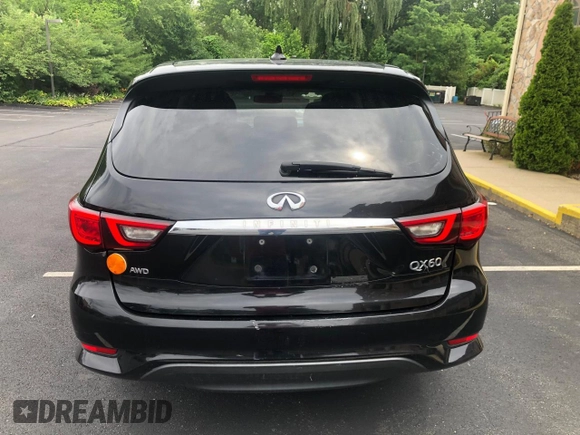 2019 Infiniti QX60 Pure z VIN 5N1DL0MM6KC565937, wystawiony jako Copart lot #63652215 z przebiegiem 198 392 mil mil oraz Czysty tytuł • Clean title. Historia ofert i sprzedaży dostępna na DreamBid. Obrazek 5.