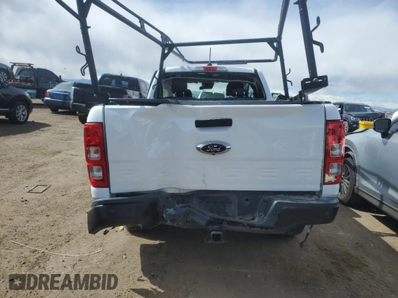 2022 Ford Ranger XL with VIN 1FTER1FH5NLD27126, listed as a Copart auction lot 48997245 with 41,932 mi miles and Salvage title. Bid and sale history available at DreamBid. Image 6.
