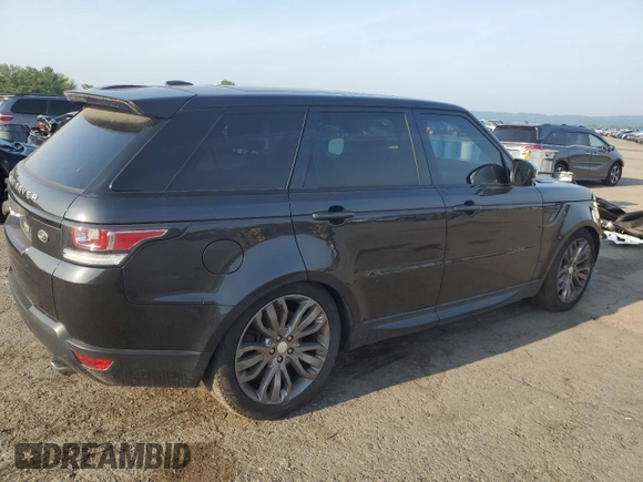 2014 Land Rover Range Rover Sport Supercharged with VIN SALWR2TF7EA376507, listed as a Copart auction lot 60761335 with 87,048 mi miles and Clean title. Bid and sale history available at DreamBid. Image 3.