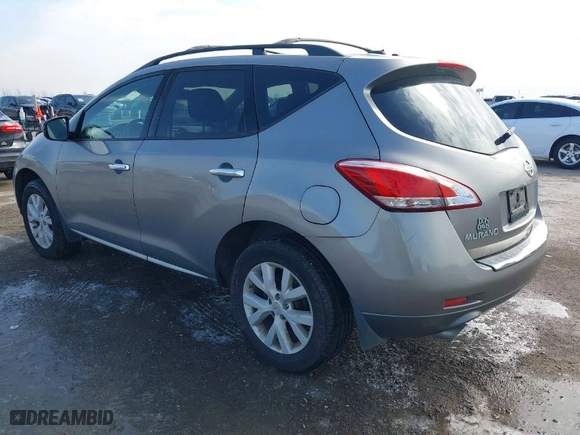 2011 Nissan Murano SL with VIN JN8AZ1MU9BW060232, listed as a IAAI auction lot 41579578 with 217,900 mi miles. Bid and sale history available at carsss.com. Image 3.