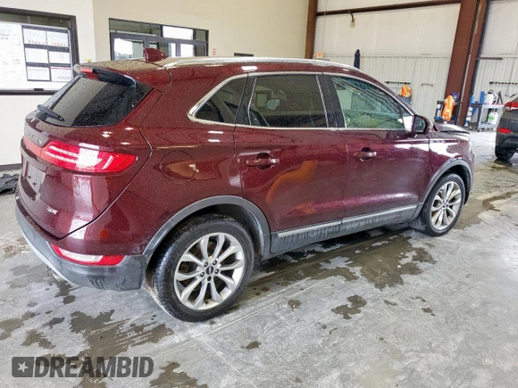 2018 Lincoln MKC Select with VIN 5LMCJ2C95JUL08834, listed as a Copart auction lot 60509995 with 65,088 mi miles and Salvage title. Bid and sale history available at DreamBid. Image 3.
