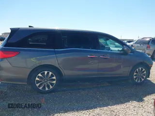 2023 Honda Odyssey EX-L with VIN 5FNRL6H67PB042624, listed as a IAAI auction lot 41763044 with 76,700 mi miles. Bid and sale history available at carsss.com. Image 14.