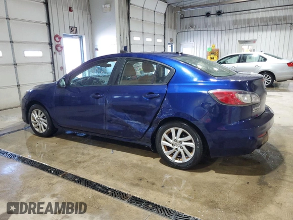 2012 Mazda 3 i Grand Touring with VIN JM1BL1W85C1566561, listed as a Copart auction lot 53726635 with 103,104 mi miles and Salvage Title. Bid and sale history available at carsss.com. Image 2.