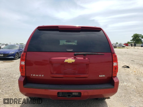 2012 Chevrolet Tahoe LS with VIN 1GNSCAE01CR227459, listed as a Copart auction lot 56353955 with 201,836 mi miles and Salvage title. Bid and sale history available at DreamBid. Image 6.