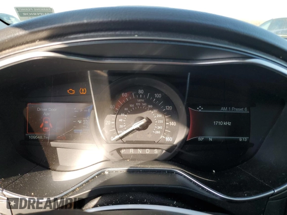 2017 Ford Fusion SE with VIN 3FA6P0HD9HR178410, listed as a Copart auction lot 48709645 with 109,548 mi miles and Salvage Title. Bid and sale history available at carsss.com. Image 9.