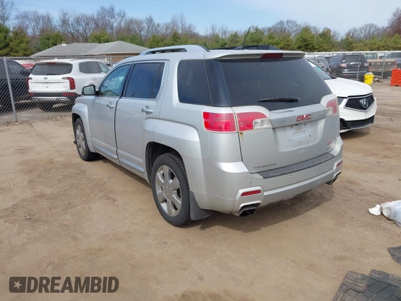 2013 GMC Terrain Denali z VIN 2GKFLZE36D6347892, wystawiony jako IAAI lot #42030759 z przebiegiem 219 627 mil mil oraz . Historia ofert i sprzedaży dostępna na DreamBid. Obrazek 3.