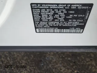 2023 Volkswagen Atlas SE с VIN 1V2HR2CA7PC526108, выставлен на аукционе IAAI как лот 42844449 с пробегом 38 696 миль миль и . История ставок и продаж доступна на DreamBid. Изображение 34.