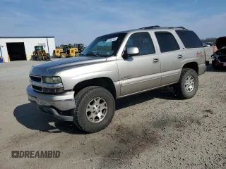 2001 Chevrolet Tahoe LT z VIN 1GNEK13T21R138588, wystawiony jako Copart lot #43762755 z przebiegiem 191 569 mil mil oraz Szkoda całkowita • Salvage title. Historia ofert i sprzedaży dostępna na DreamBid. Obrazek 1.