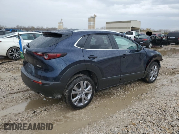 2023 Mazda CX-30 S Carbon Edition with VIN 3MVDMBCM8PM571080, listed as a Copart auction lot 79252764 with 17,001 mi miles and Salvage Title. Bid and sale history available at DreamBid. Image 3.