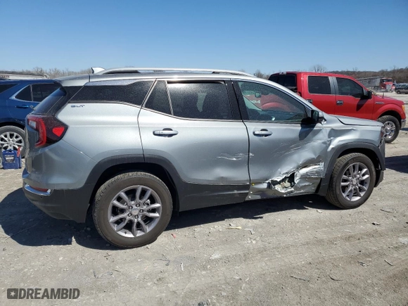 2024 GMC Terrain SLT with VIN 3GKALVEG5RL324564, listed as a Copart auction lot 49292785 with 6,623 mi miles and Salvage Title. Bid and sale history available at carsss.com. Image 3.