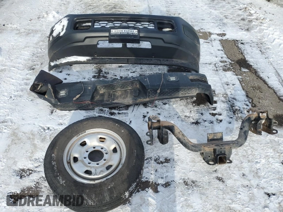 2022 Ram 2500 Tradesman with VIN 3C6UR5CJ7NG326185, listed as a Copart auction lot 42230675 with 59,519 mi miles and Salvage Title. Bid and sale history available at carsss.com. Image 12.
