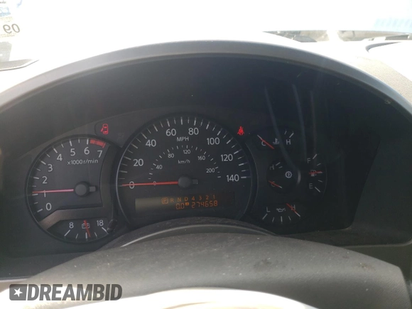 2006 Nissan Titan LE with VIN 1N6BA07A46N542540, listed as a Copart auction lot 73323694 with 274,658 mi miles and Salvage Title. Bid and sale history available at DreamBid. Image 9.