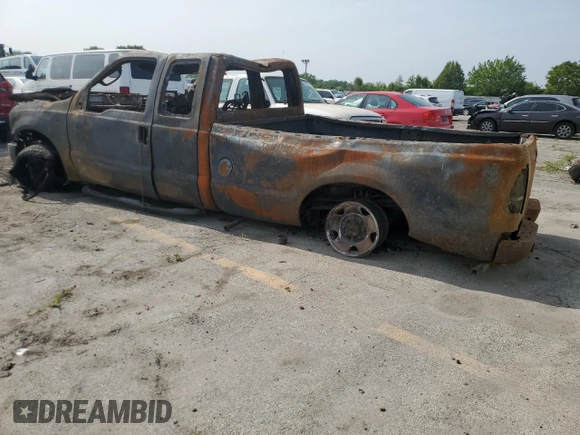 2006 Ford F-250 XL with VIN 1FTSX21P56EA75428, listed as a Copart auction lot 60553755 with Not provided miles and Non repairable. Bid and sale history available at DreamBid. Image 2.