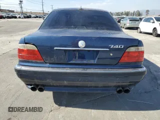 2001 BMW 7 Series 740iA with VIN WBAGG83441DN88645, listed as a Copart auction lot 47243405 with 0 mi miles and Clean Title. Bid and sale history available at carsss.com. Image 6.