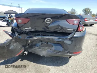 2025 Mazda 3 S with VIN 3MZBPAAM0SM453639, listed as a Copart auction lot 48355455 with 3,589 mi miles and Salvage Title. Bid and sale history available at DreamBid. Image 6.