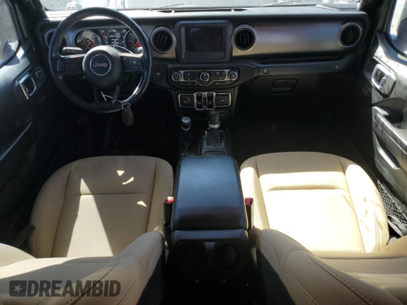 2020 Jeep Gladiator Sport S с VIN 1C6JJTAG4LL184187, выставлен на аукционе Copart как лот 47955245 с пробегом 72 445 миль миль и Списание • Salvage title. История ставок и продаж доступна на DreamBid. Изображение 8.