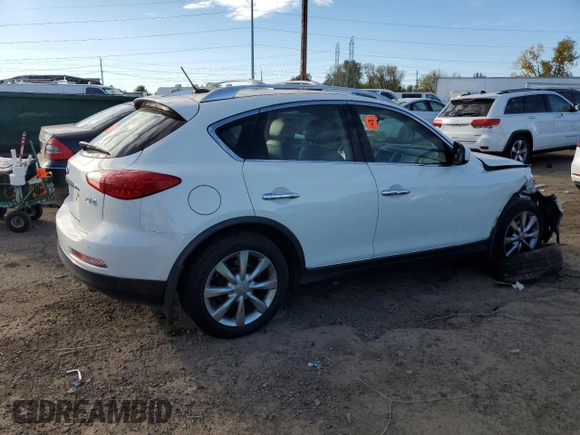 2008 Infiniti EX Journey with VIN JNKAJ09F38M357751, listed as a Copart auction lot 75230384 with Not Provided miles and Clean Title. Bid and sale history available at carsss.com. Image 3.