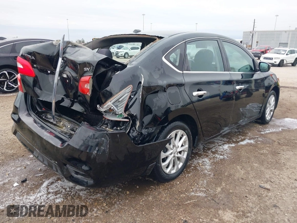 2018 Nissan Sentra SV with VIN 3N1AB7AP9JL631159, listed as a IAAI auction lot 41596393 with 85,860 mi miles and . Bid and sale history available at DreamBid. Image 4.
