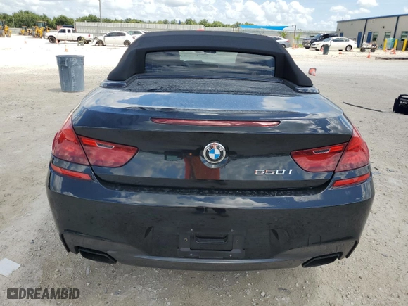 2018 BMW 6 Series 650i with VIN WBA6F5C5XJD997058, listed as a Copart auction lot 70083514 with 0 mi miles and Salvage Title. Bid and sale history available at carsss.com. Image 6.