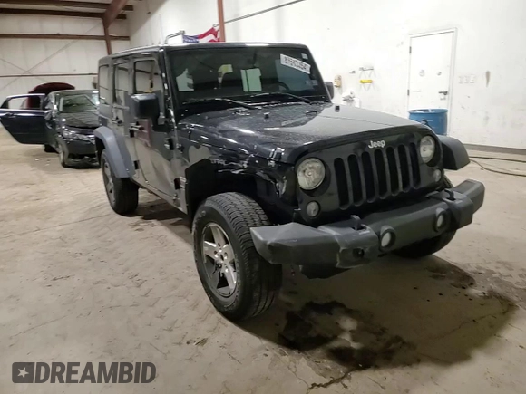 2018 Jeep Wrangler JK Unlimited Sport S with VIN 1C4HJWDG6JL821579, listed as a Copart auction lot 87313354 with 29,691 mi miles and Salvage Title. Bid and sale history available at carsss.com. Image 14.