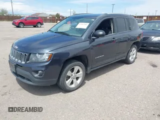 2015 Jeep Compass Sport with VIN 1C4NJDBB6FD152147, listed as a IAAI auction lot 42182589 with 137,385 mi miles and . Bid and sale history available at carsss.com. Image 2.