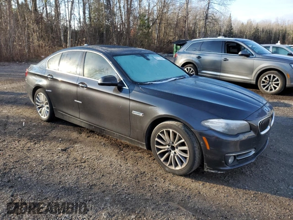 2015 BMW 5 Series 528i xDrive with VIN WBA5A7C51FG142972, listed as a Copart auction lot 80717684 with 171,030 mi miles and Clean Title. Bid and sale history available at carsss.com. Image 4.