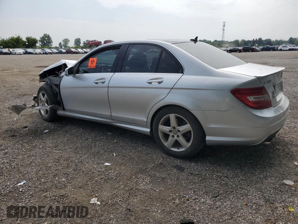 2013 Mercedes-Benz C 350 with VIN WDDGF8JB6DA765456, listed as a Copart auction lot 64912954 with 242,623 mi miles and Salvage title. Bid and sale history available at DreamBid. Image 2.