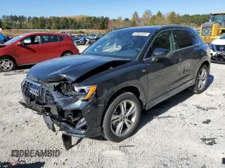 2021 Audi Q3 S line Premium with VIN WA1DECF30M1056407, listed as a Copart auction lot 63602502 with 23,780 mi miles. Bid and sale history available at carsss.com. Image 2.
