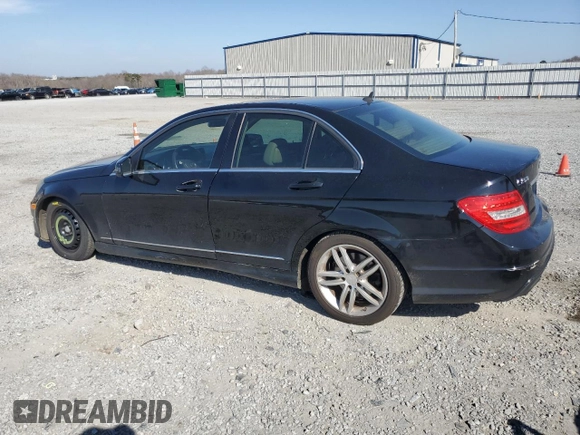 2013 Mercedes-Benz C 250 Sport with VIN WDDGF4HB5DR245894, listed as a Copart auction lot 49035925 with 184,374 mi miles and Salvage Title. Bid and sale history available at DreamBid. Image 2.