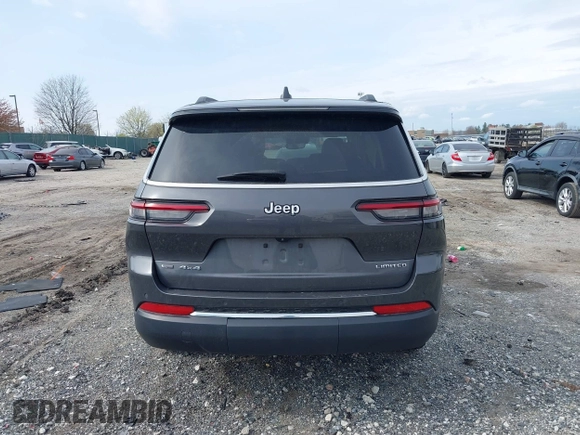 2021 Jeep Grand Cherokee Limited with VIN 1C4RJKBG2M8213100, listed as a IAAI auction lot 41987619 with 80,613 mi miles and . Bid and sale history available at DreamBid. Image 16.