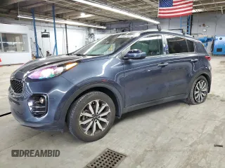 2017 Kia Sportage EX with VIN KNDPN3AC4H7092789, listed as a Copart auction lot 58401465 with 91,617 mi miles and Salvage title. Bid and sale history available at DreamBid. Image 1.
