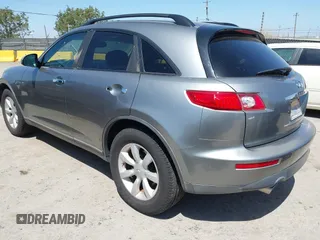 2005 Infiniti FX z VIN JNRAS08W05X216386, wystawiony jako IAAI lot #42346579 z przebiegiem 183 130 mil mil oraz . Historia ofert i sprzedaży dostępna na DreamBid. Obrazek 3.