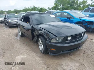 2012 Ford Mustang GT with VIN 1ZVBP8FF4C5213312, listed as a IAAI auction lot 42524602 with 100,238 mi miles and . Bid and sale history available at DreamBid. Image 1.
