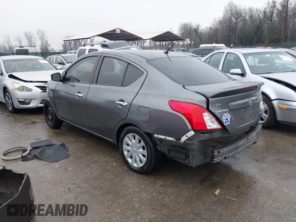 2016 Nissan Versa SV with VIN 3N1CN7AP4GL870594, listed as a IAAI auction lot 41107968 with 94,698 mi miles. Bid and sale history available at carsss.com. Image 3.