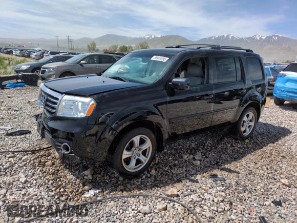 2013 Honda Pilot EX-L with VIN 5FNYF4H6XDB004954, listed as a Copart auction lot 55901055 with 147,551 mi miles and Salvage title. Bid and sale history available at DreamBid. Image 1.