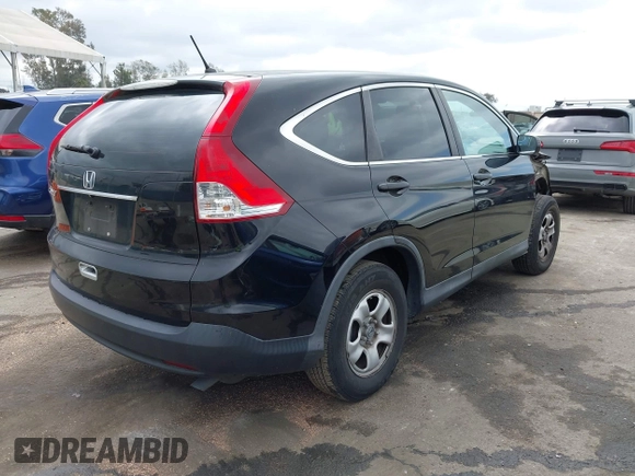 2014 Honda CR-V LX with VIN 3CZRM3H33EG716822, listed as a IAAI auction lot 42067360 with 143,480 mi miles. Bid and sale history available at carsss.com. Image 4.