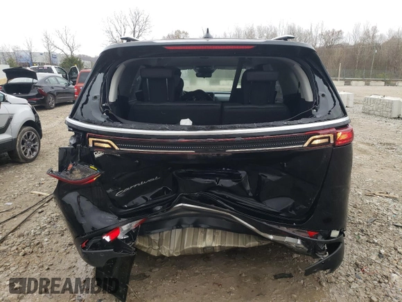 2022 Kia Carnival SX with VIN KNDNE5H33N6083849, listed as a Copart auction lot 81990734 with 54,919 mi miles and Salvage Title. Bid and sale history available at carsss.com. Image 6.