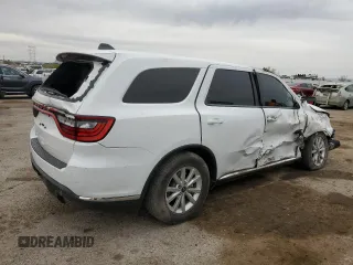 2021 Dodge Durango SXT with VIN 1C4RDHAG5MC555228, listed as a Copart auction lot 59119935 with Not provided miles and Salvage title. Bid and sale history available at DreamBid. Image 3.