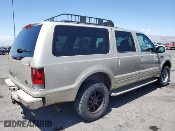 2004 Ford Excursion Limited z VIN 1FMNU43S94EB57481, wystawiony jako Copart lot #54445455 z przebiegiem 284 737 mil mil oraz Czysty tytuł • Clean title. Historia ofert i sprzedaży dostępna na DreamBid. Obrazek 3.