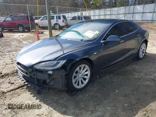 2017 Tesla Model S 100D with VIN 5YJSA1E23HF198592, listed as a IAAI auction lot 41721755 with 127,946 mi miles. Bid and sale history available at carsss.com. Image 20.