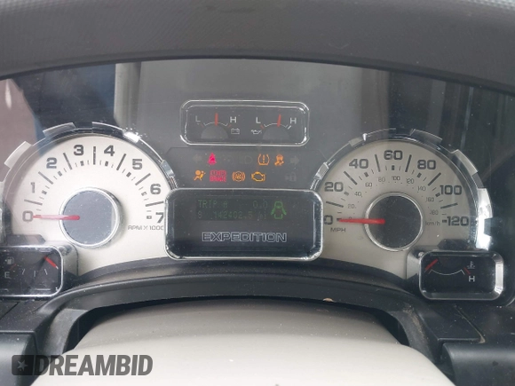 2011 Ford Expedition Limited with VIN 1FMJU2A51BEF23561, listed as a IAAI auction lot 41848917 with 142,402 mi miles and . Bid and sale history available at DreamBid. Image 7.