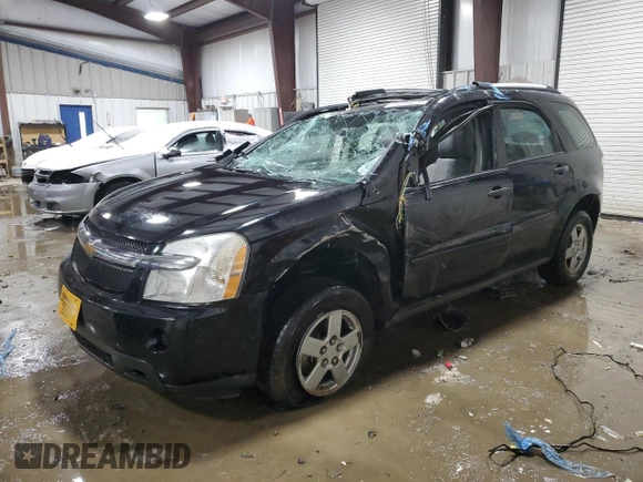 2007 Chevrolet Equinox LS with VIN 2CNDL23F576064570, listed as a Copart auction lot 72249434 with 110,757 mi miles and Salvage Title. Bid and sale history available at carsss.com. Image 1.