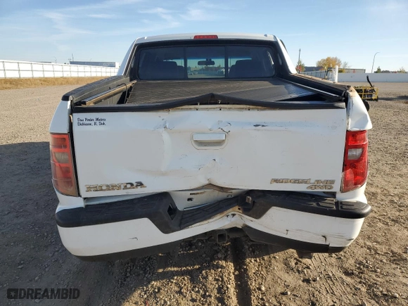 2010 Honda Ridgeline RTS with VIN 5FPYK1F47AB010922, listed as a Copart auction lot 77881294 with 37,977 mi miles and Salvage Title. Bid and sale history available at carsss.com. Image 6.