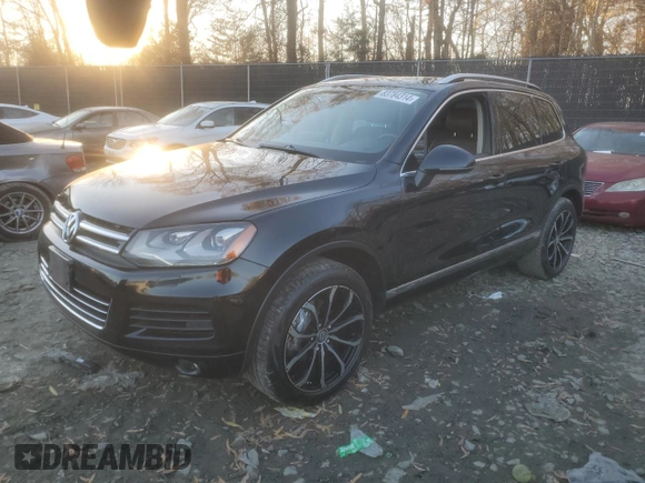 2013 Volkswagen Touareg Lux with VIN WVGEF9BP1DD001025, listed as a Copart auction lot 83784314 with 205,871 mi miles and Salvage Title. Bid and sale history available at DreamBid. Image 1.