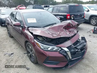 2022 Nissan Sentra SV with VIN 3N1AB8CV3NY310065, listed as a IAAI auction lot 41527662 with 91,207 mi miles and . Bid and sale history available at DreamBid. Image 13.